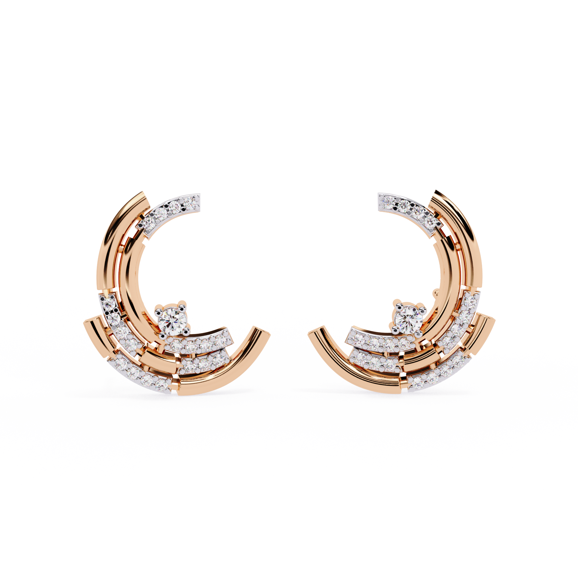 Aurora Orbit Diamond Earrings