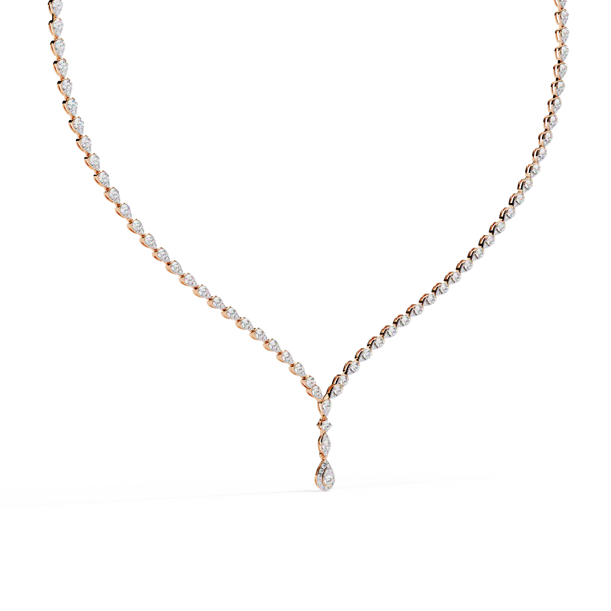Celestia Drop Diamond Necklace