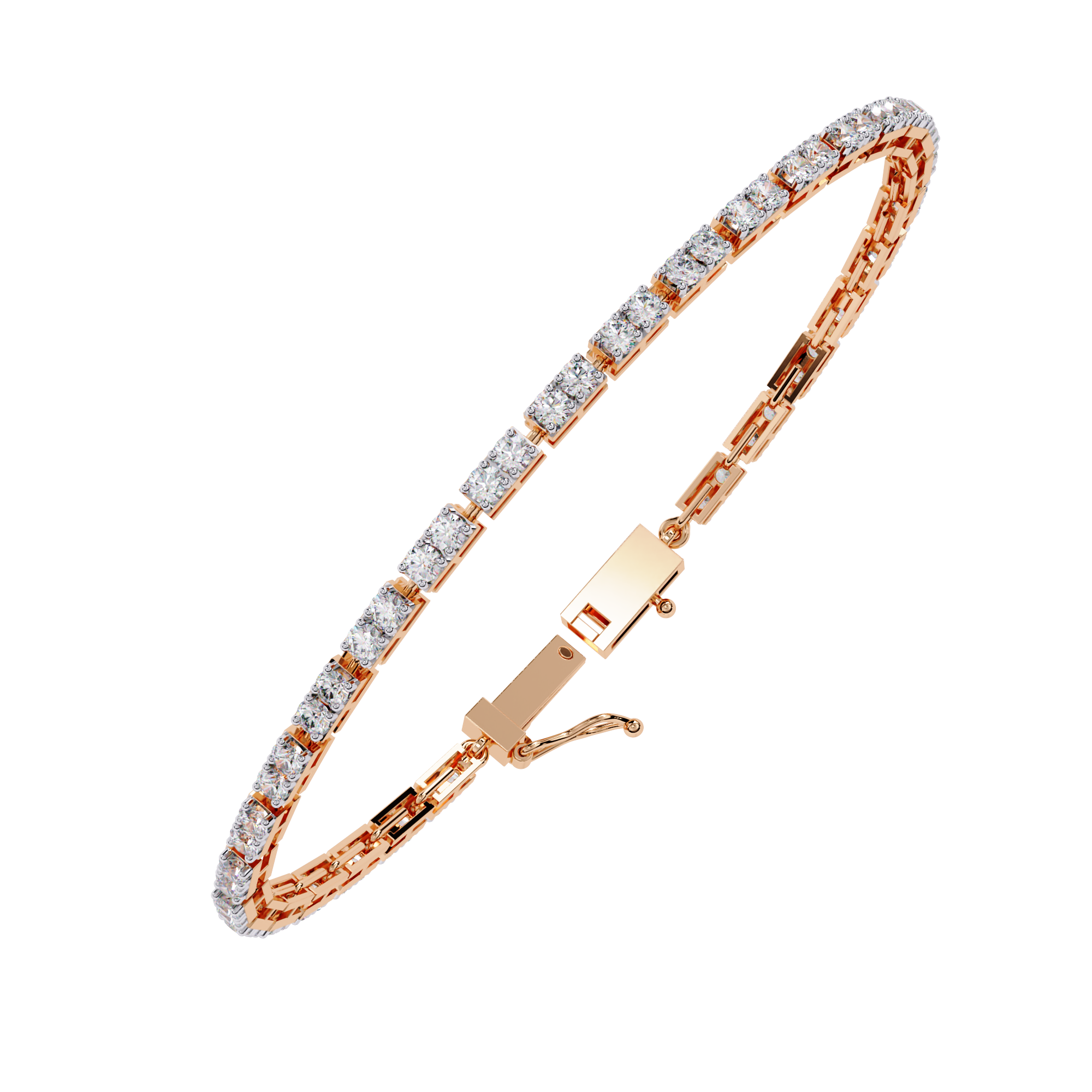 Serenite Classic Lab Grown Diamond Tennis Bracelet