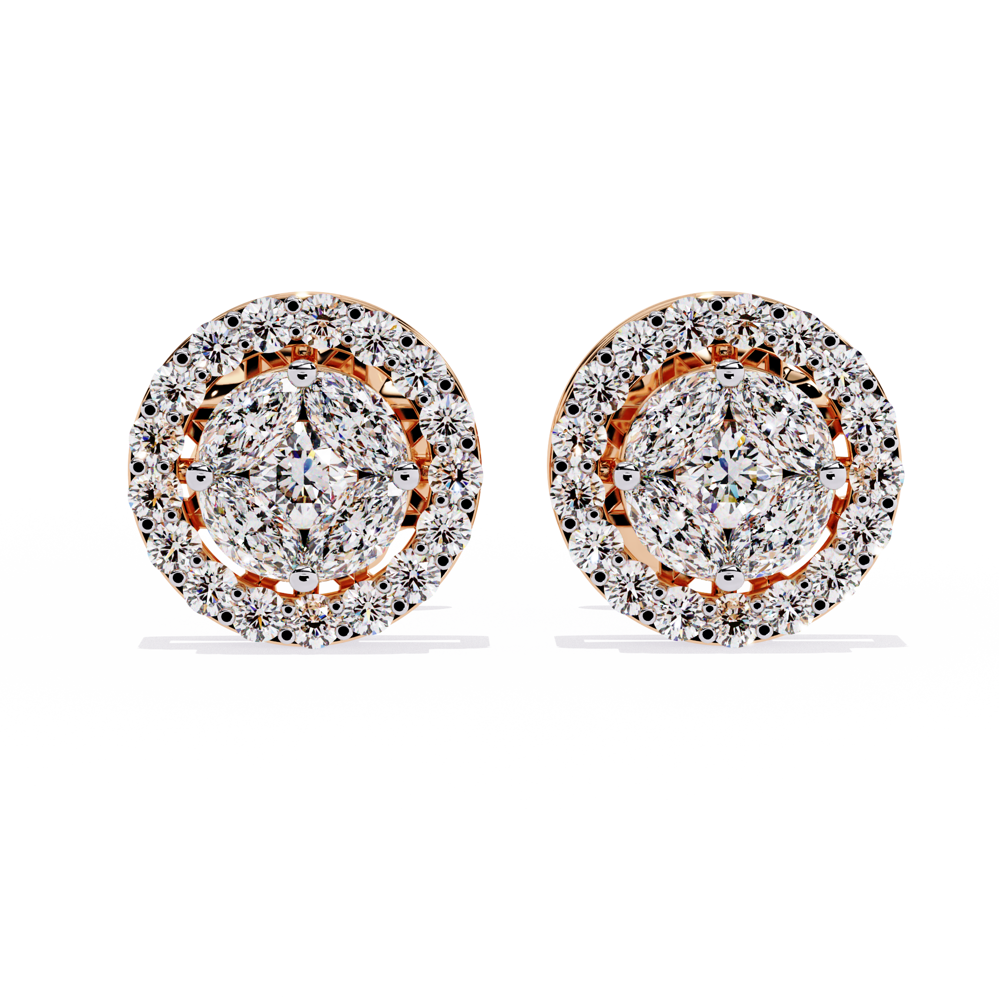 Stellar Bloom Lab Grown Diamond Earrings