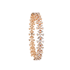 Aaravi Heirloom Floral Diamond Bracelet