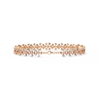 Aaravi Heirloom Floral Diamond Bracelet