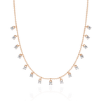 Aarna Charm Drop Diamond Necklace