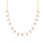 Aarna Charm Drop Diamond Necklace