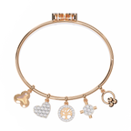 Amara Charm Lab Grown Diamond Bangle