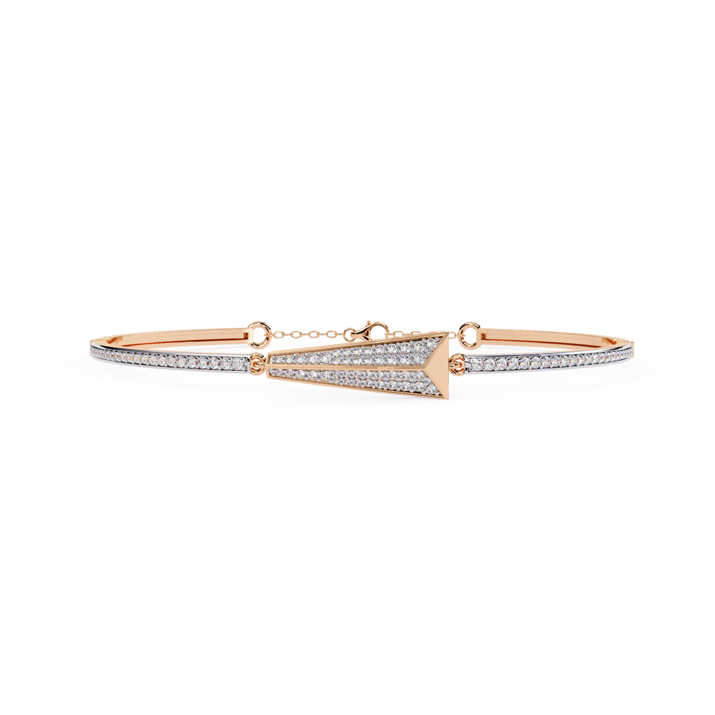 Astra Arrow Lab Grown Diamond Bracelet