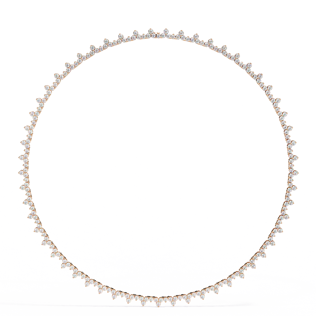 Astra Cluster Diamond Necklace