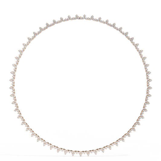 Astra Cluster Diamond Necklace