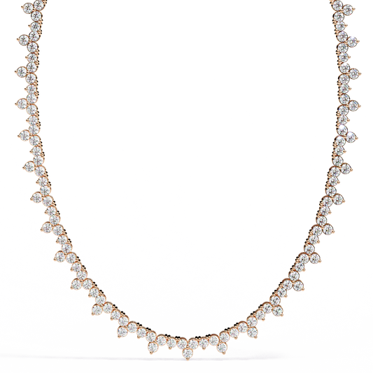 Astra Cluster Diamond Necklace
