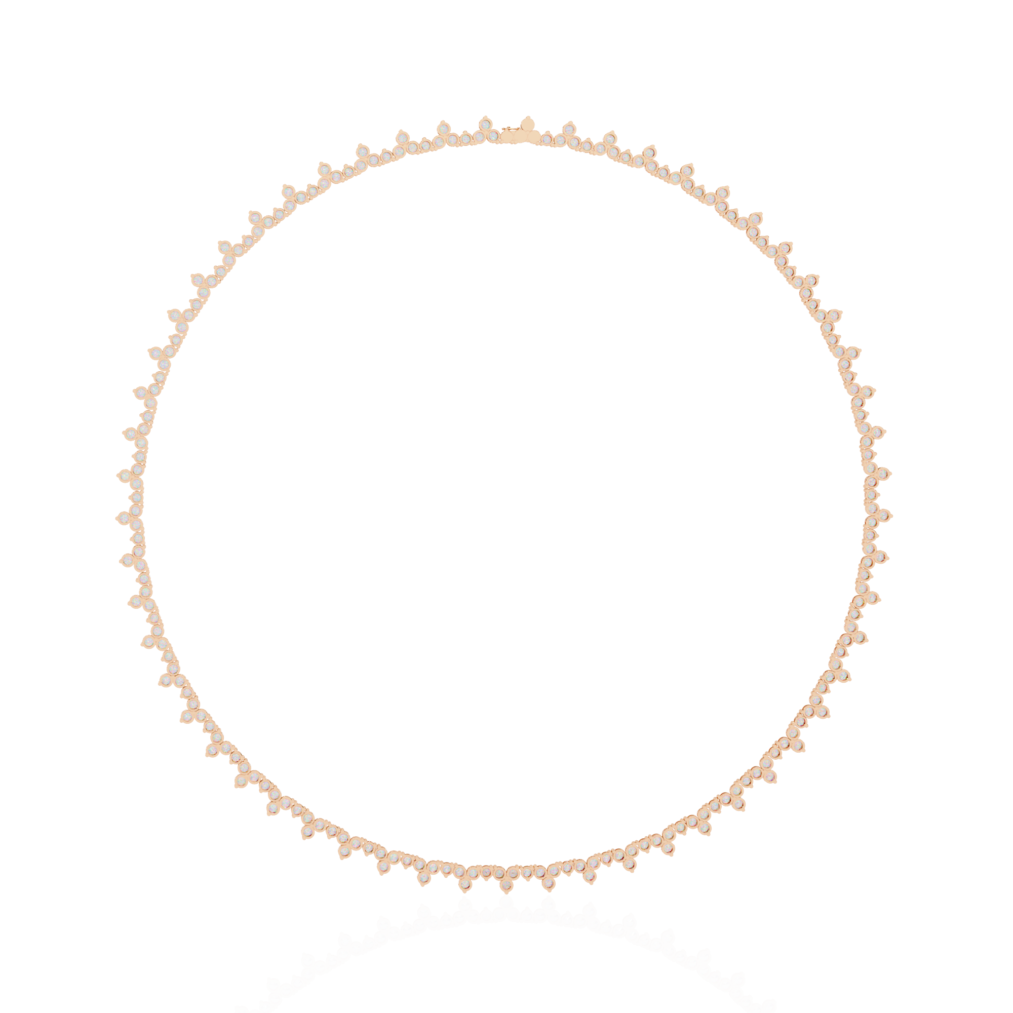 Astra Cluster Diamond Necklace