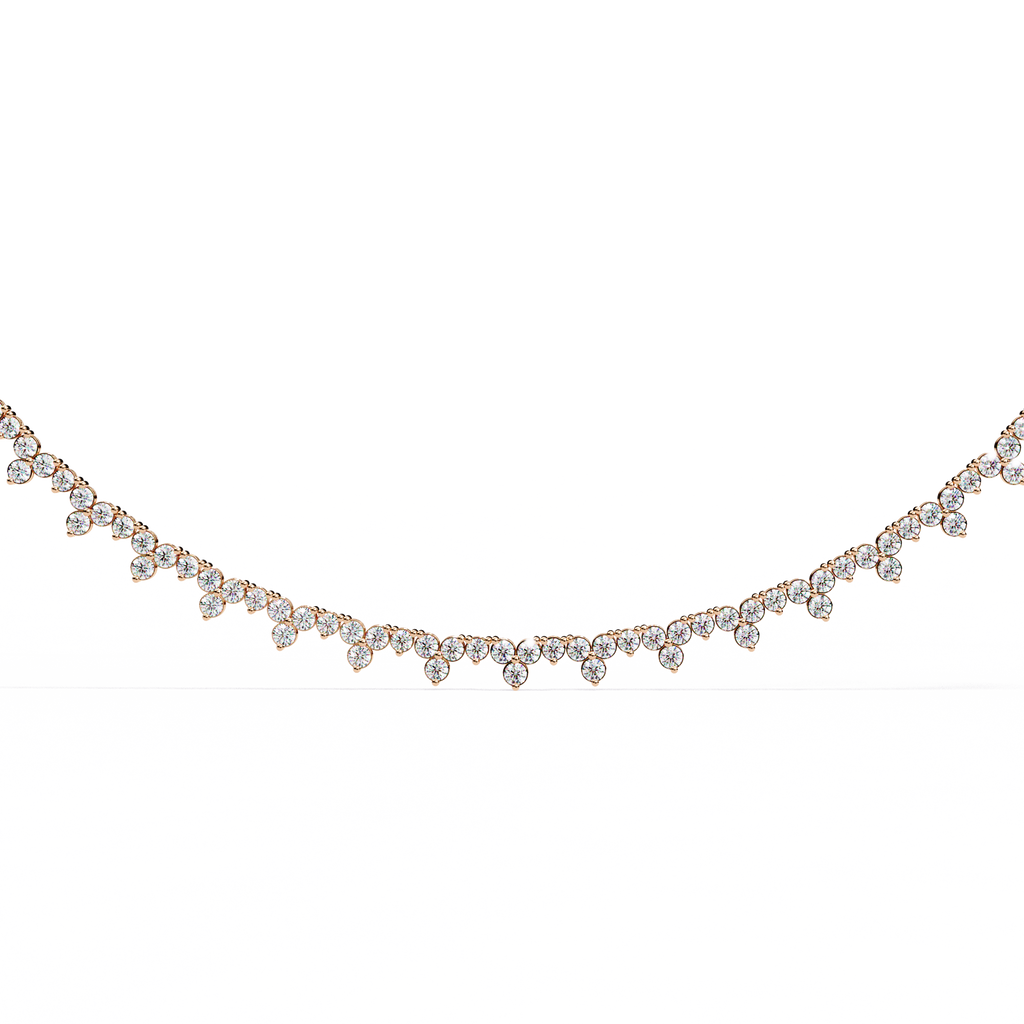 Astra Cluster Diamond Necklace