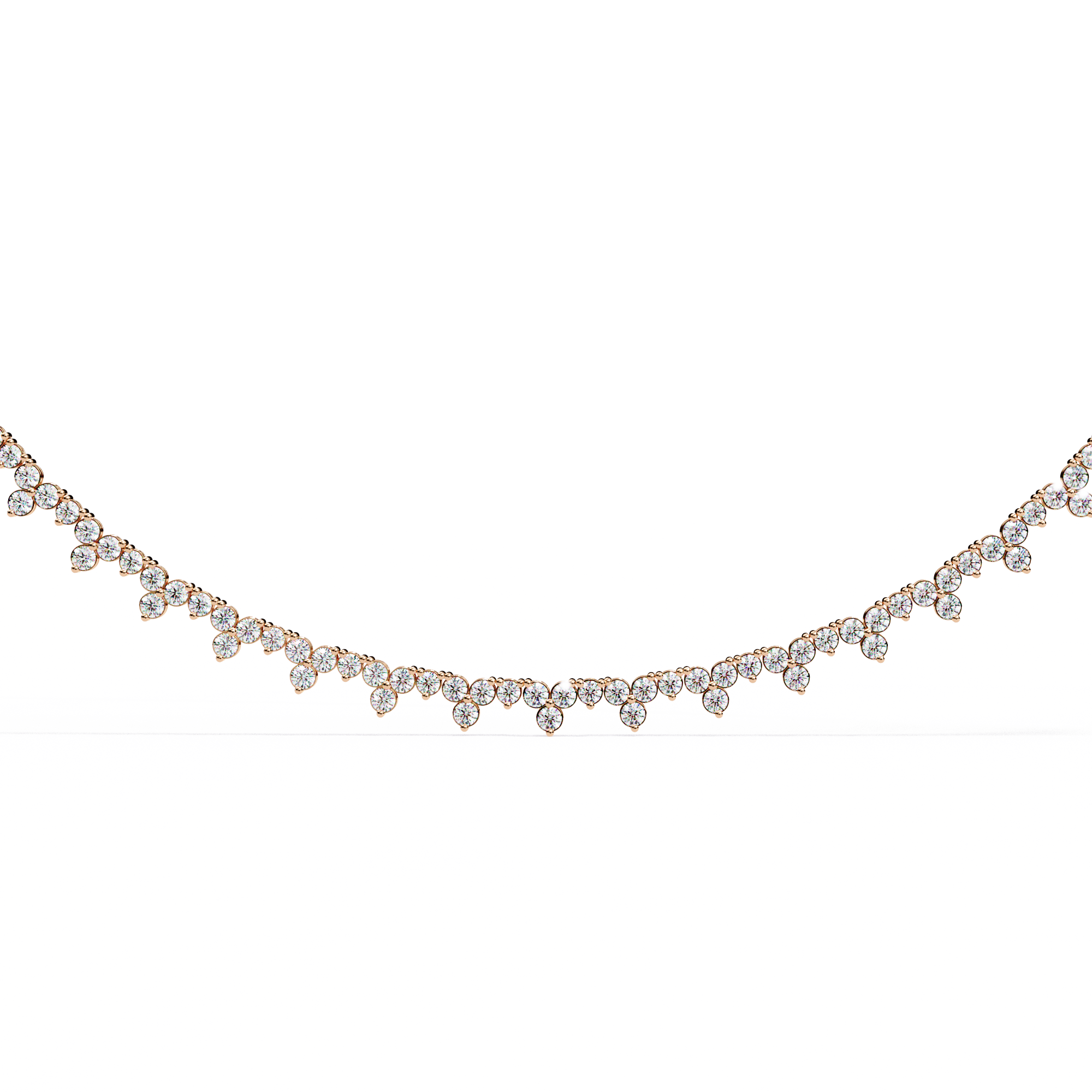 Astra Cluster Diamond Necklace