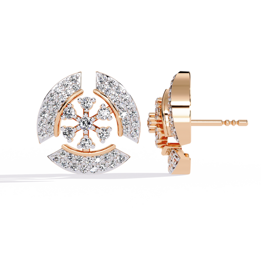 Astra Pavé Snowflake Earrings