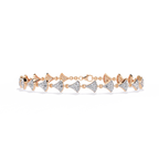 Aurele Fan Link Diamond Bracelet