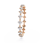 Aurele Fan Link Diamond Bracelet