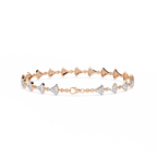 Aurele Fan Link Diamond Bracelet