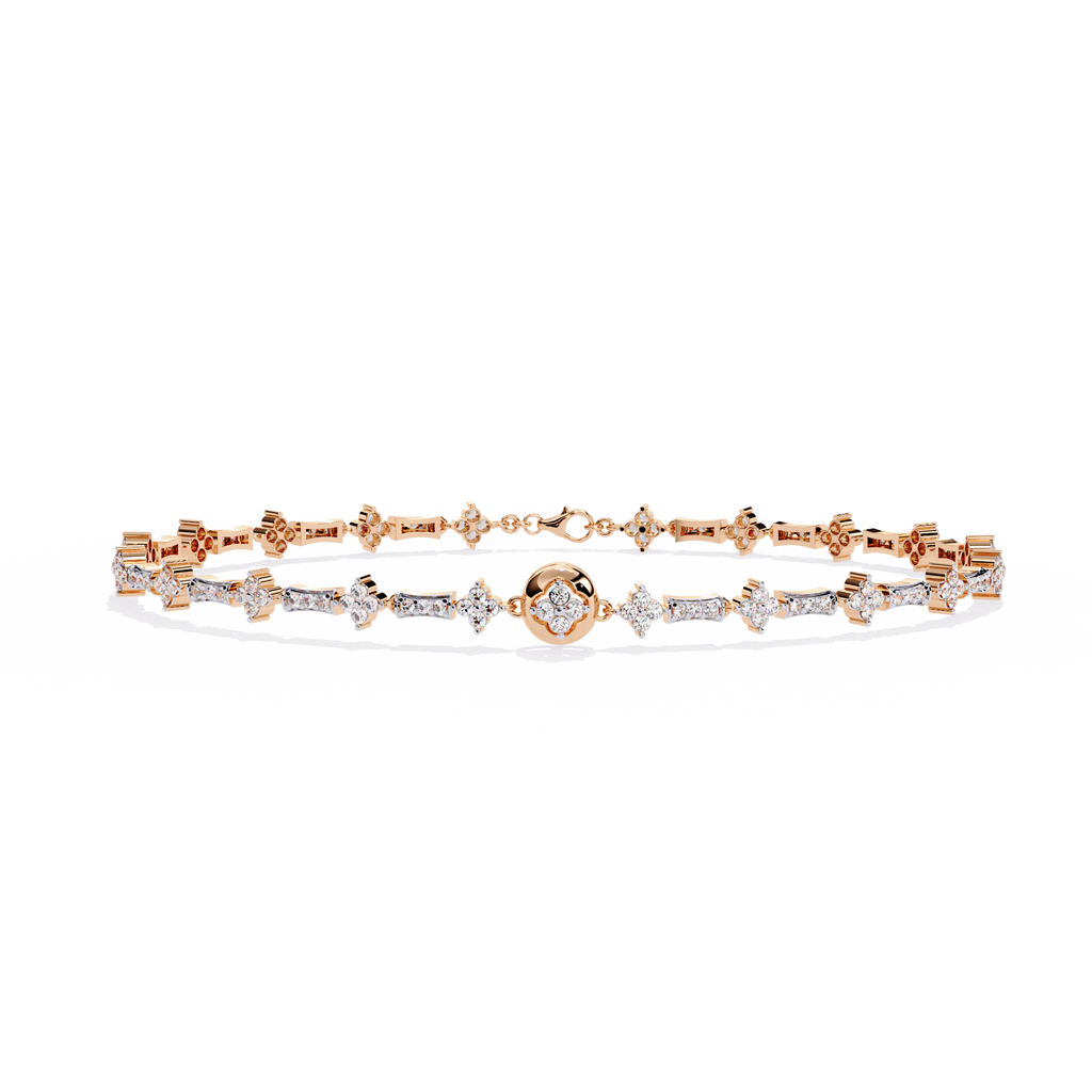 Aurelle Blossom Diamond Bracelet