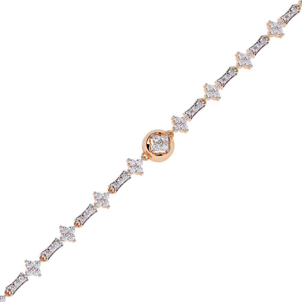 Aurelle Blossom Diamond Bracelet