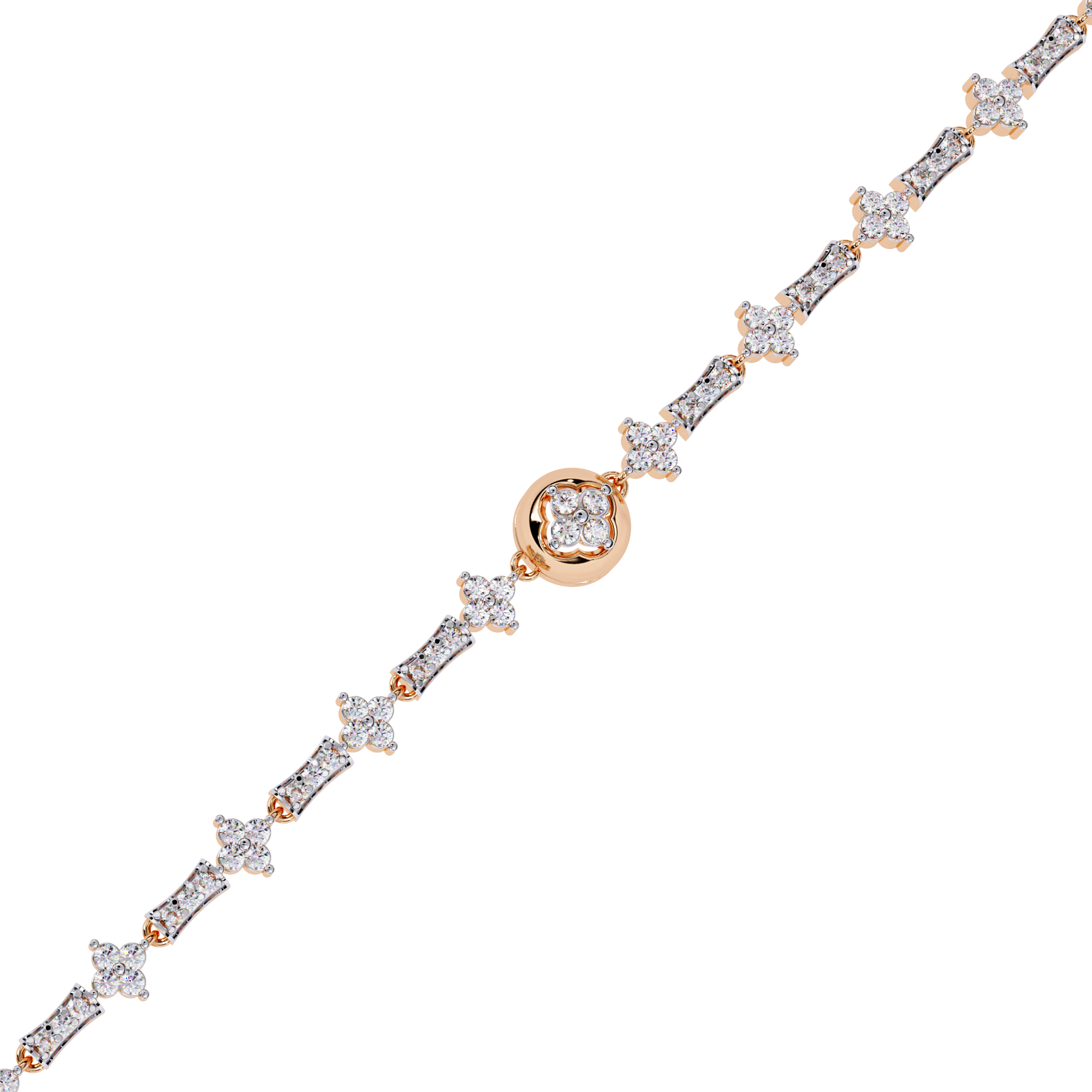 Aurelle Blossom Diamond Bracelet