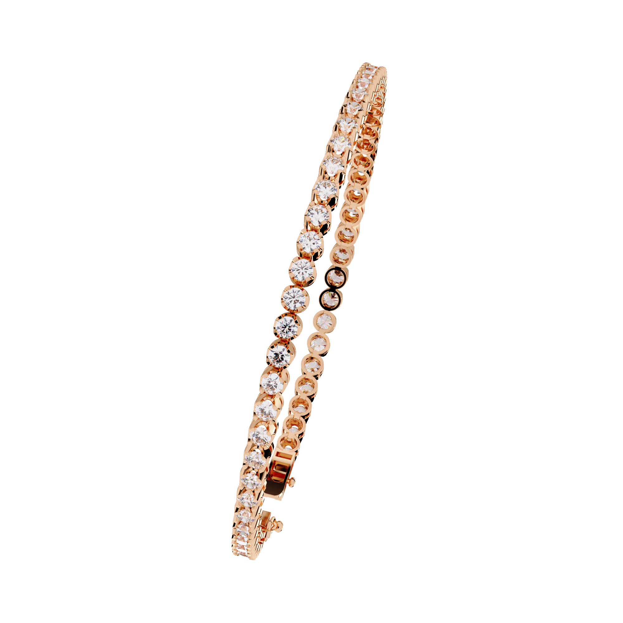 Aurora Graduated Round Diamond Bracelet