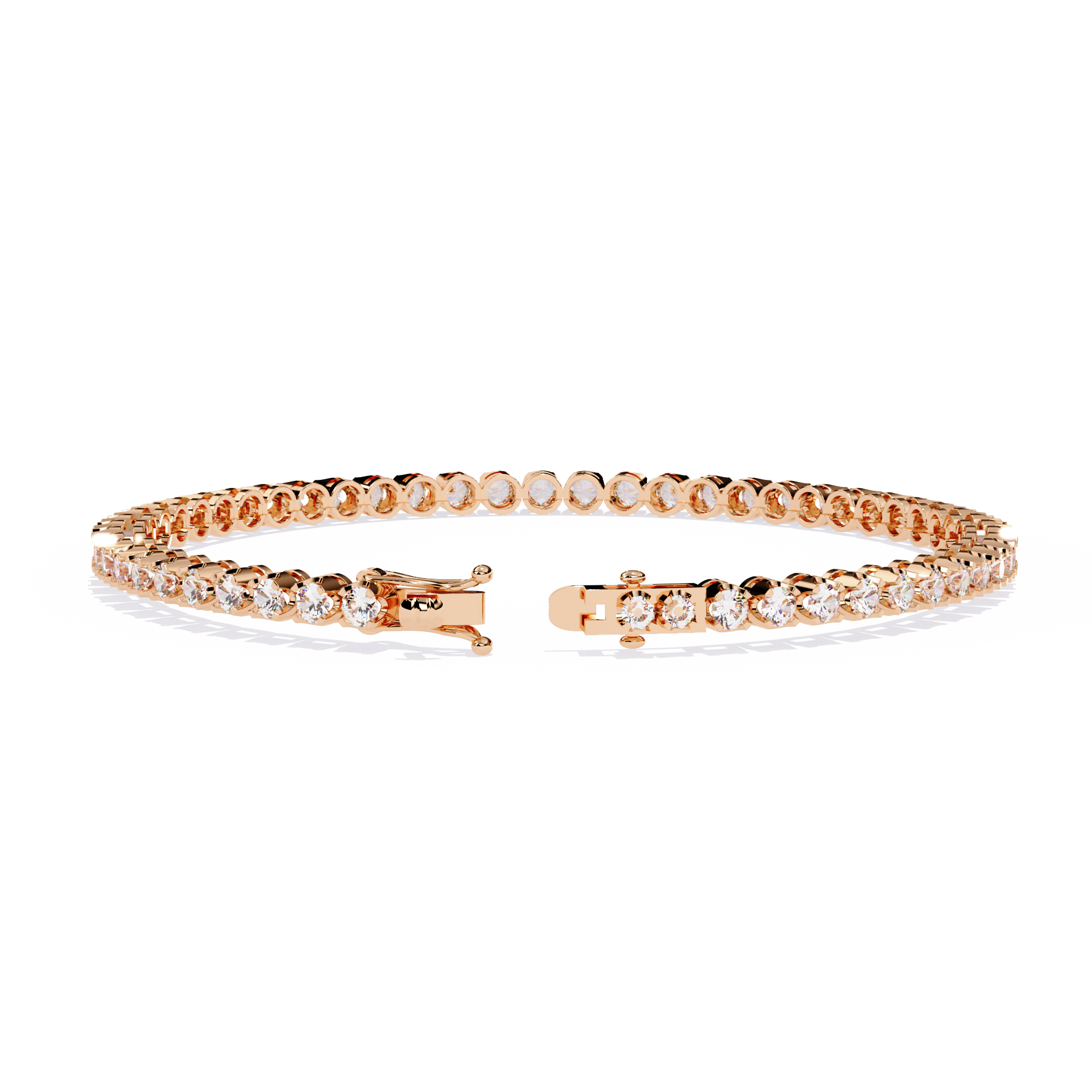 Aurora Graduated Round Diamond Bracelet