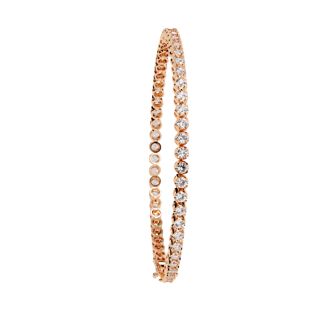 Aurora Graduated Round Diamond Bracelet