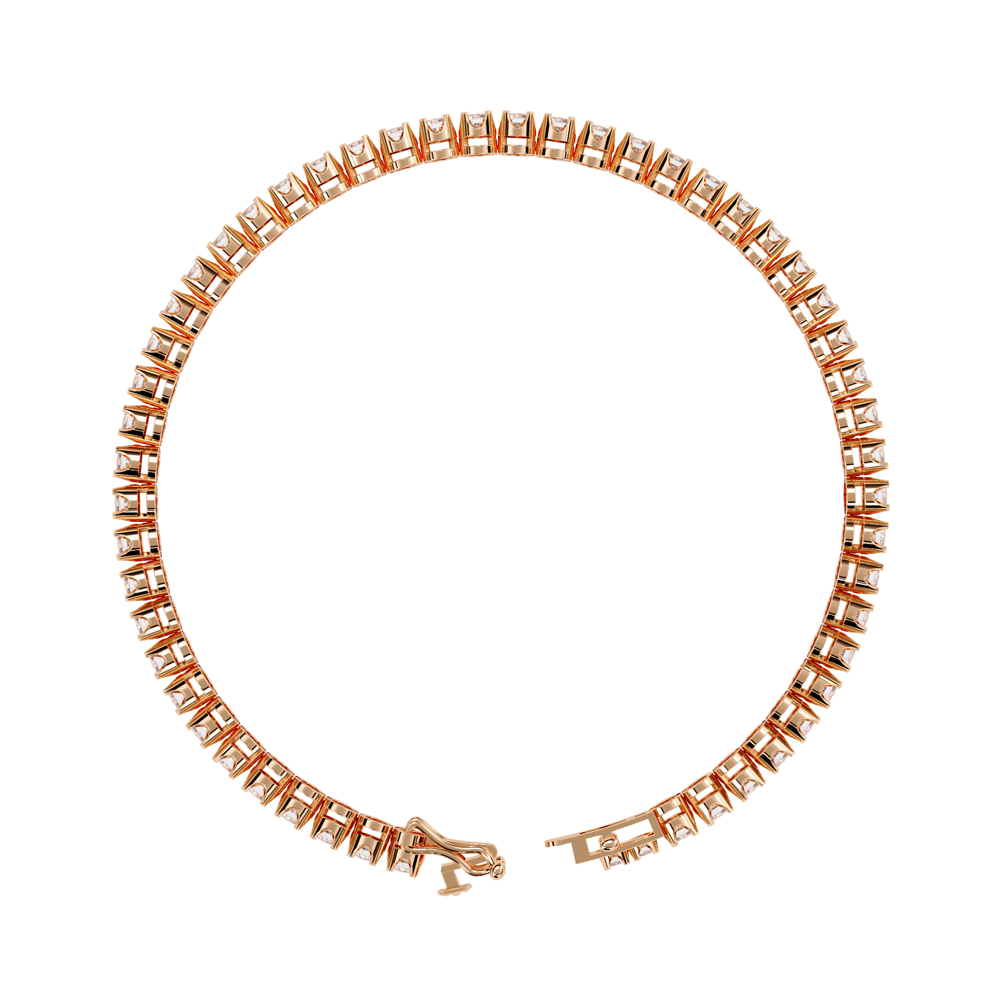 Aurora Graduated Round Diamond Bracelet