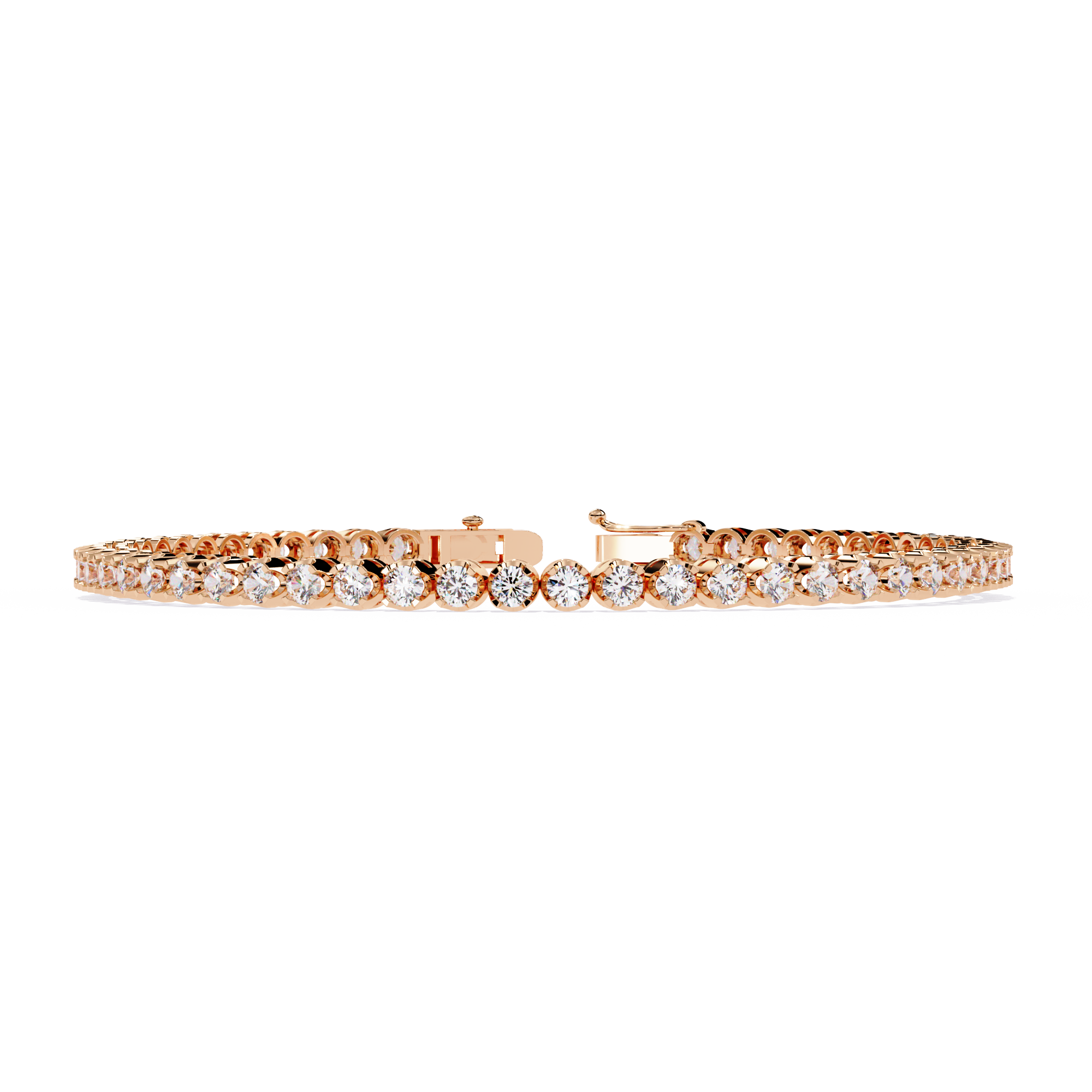 Aurora Graduated Round Diamond Bracelet