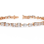Aurora Multi Cut Diamond Tennis Bracelet