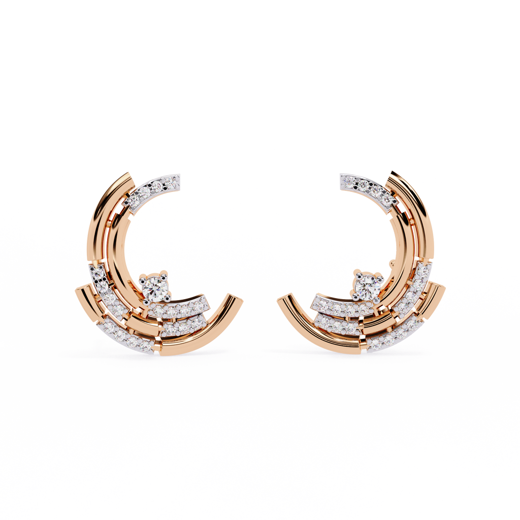 Aurora Orbit Diamond Earrings