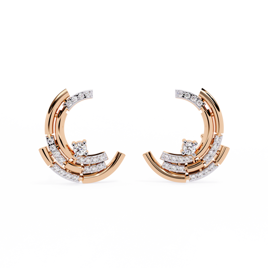 Aurora Orbit Diamond Earrings