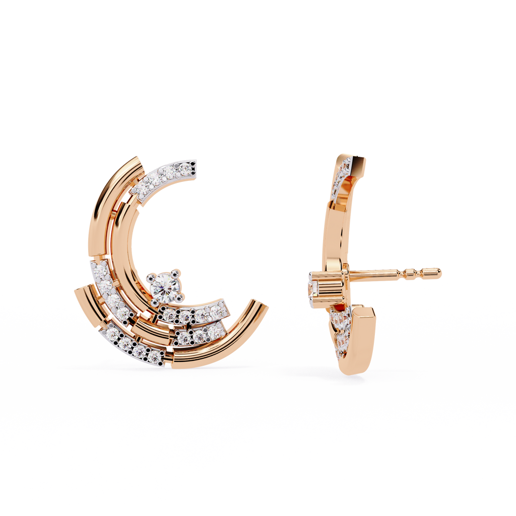 Aurora Orbit Diamond Earrings