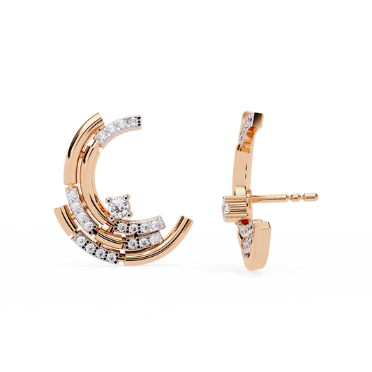 Aurora Orbit Diamond Earrings