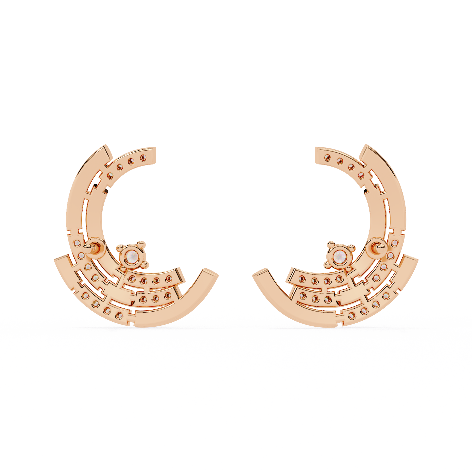 Aurora Orbit Diamond Earrings