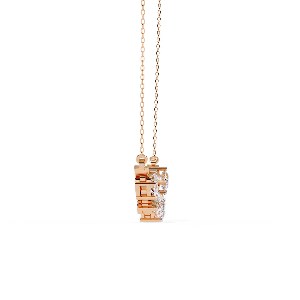 Aurora Symphony Diamond Necklace