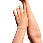 Blossom Marquise Cluster Diamond Bracelet