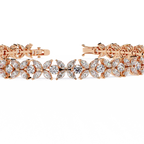 Blossom Marquise Cluster Diamond Bracelet