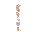 Blossom Radiance Floral Diamond Bracelet
