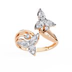 Butterfly Inspired Lab Grown Diamond Ring