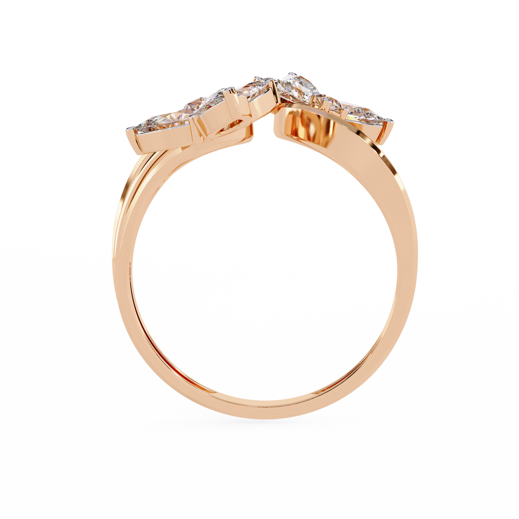 Butterfly Inspired Lab Grown Diamond Ring