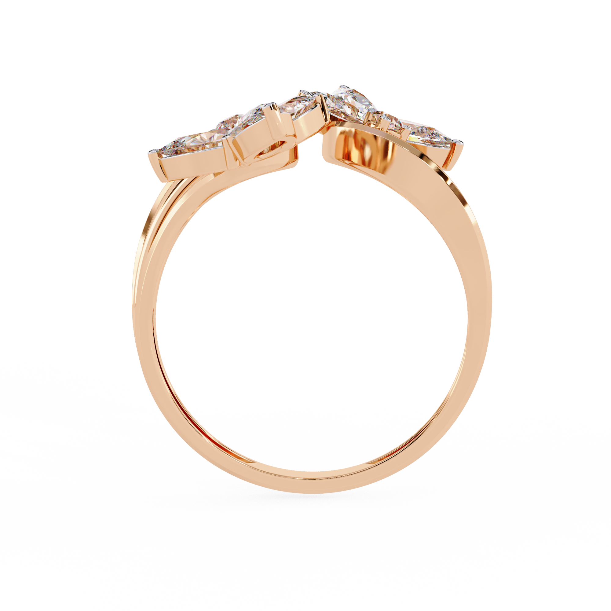 Butterfly Inspired Lab Grown Diamond Ring