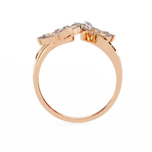Butterfly Inspired Lab Grown Diamond Ring