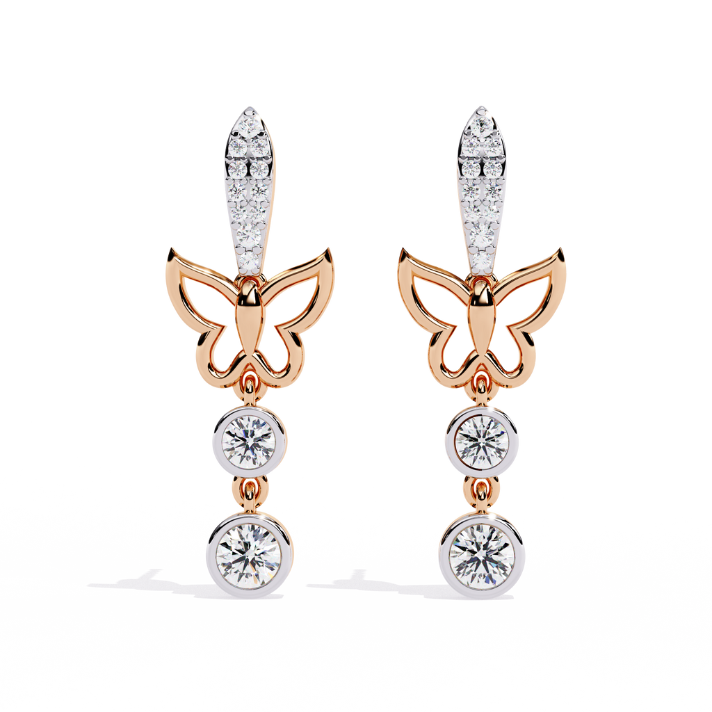 Butterfly Waltz Lab Grown Diamond Earrings