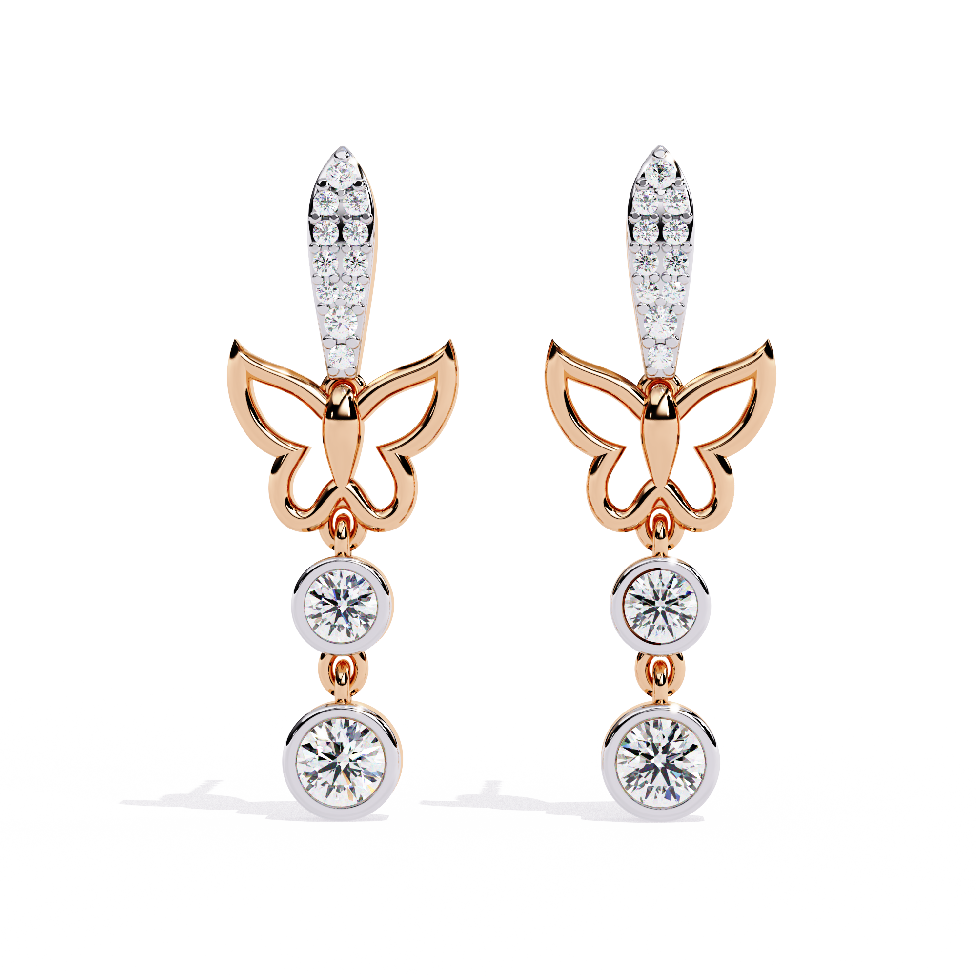 Butterfly Waltz Lab Grown Diamond Earrings