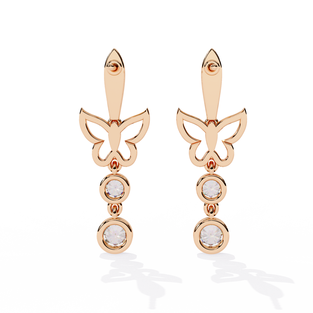 Butterfly Waltz Lab Grown Diamond Earrings