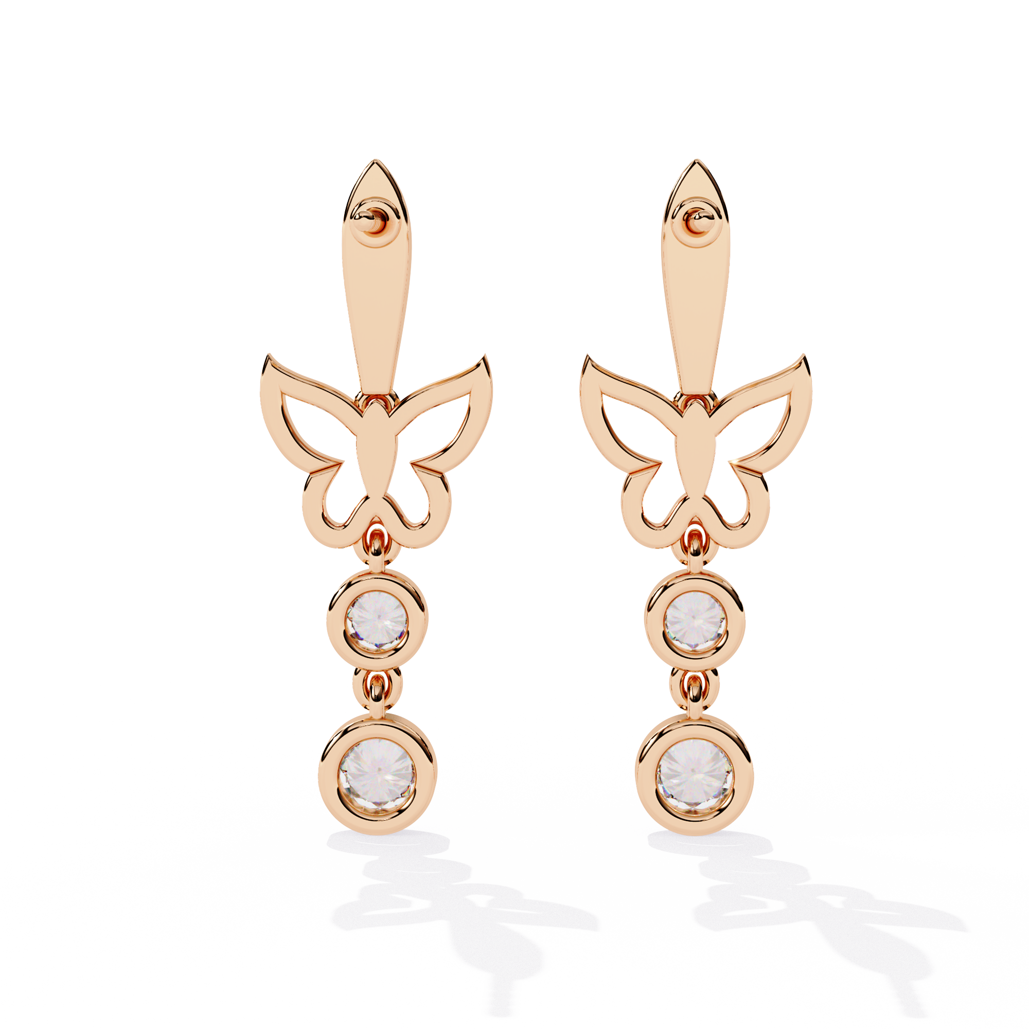 Butterfly Waltz Lab Grown Diamond Earrings