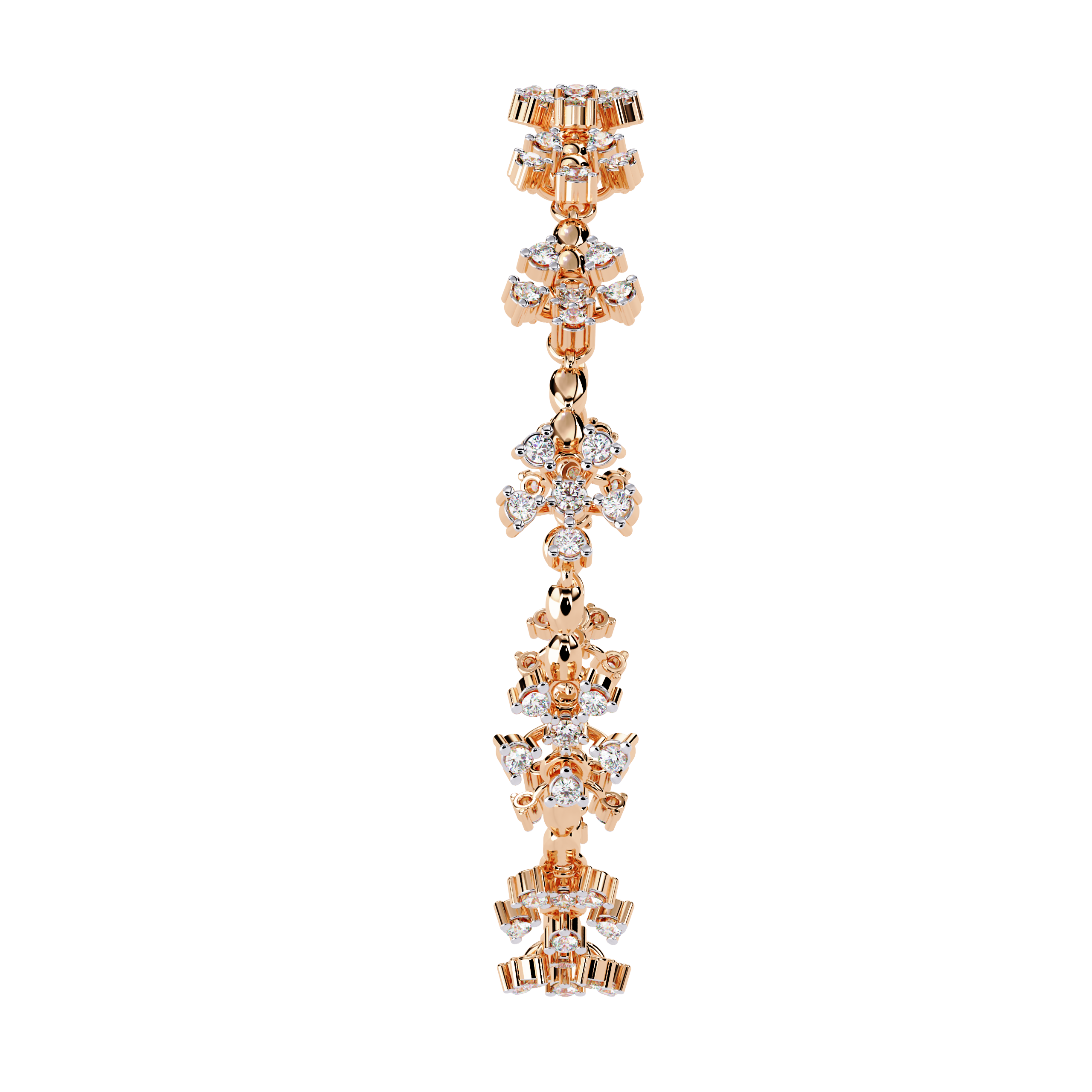 Celeste Bloom Lab Grown Diamond Floral Bracelet