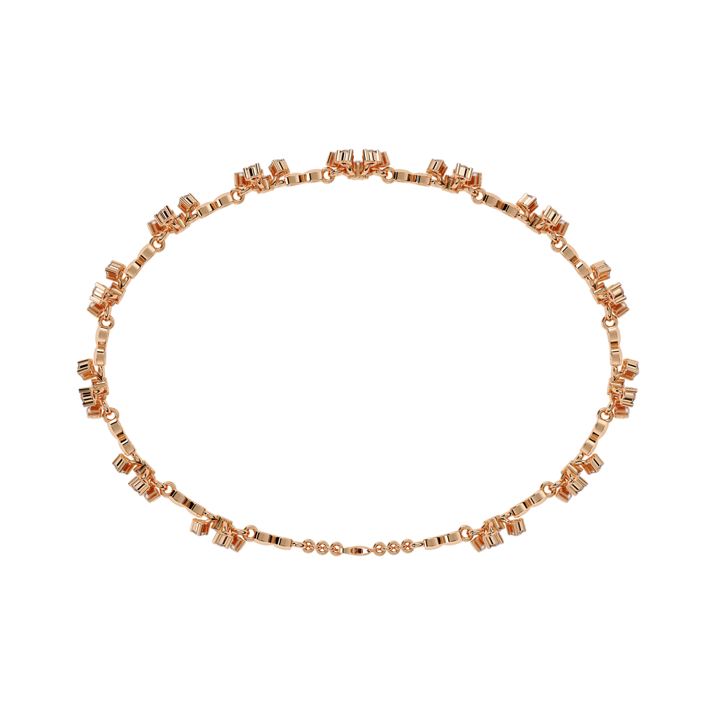 Celeste Bloom Lab Grown Diamond Floral Bracelet