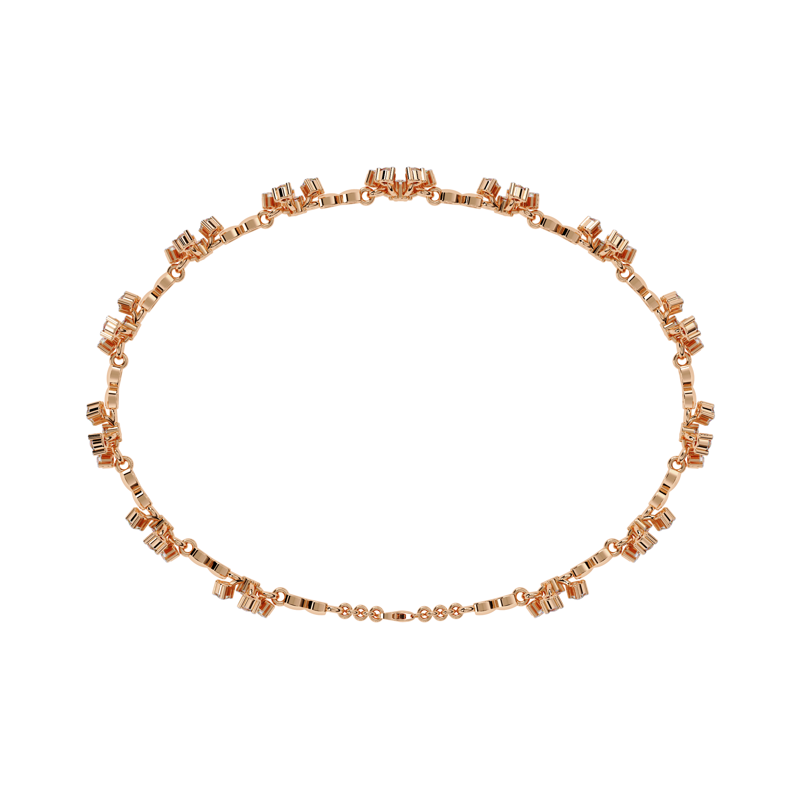 Celeste Bloom Lab Grown Diamond Floral Bracelet