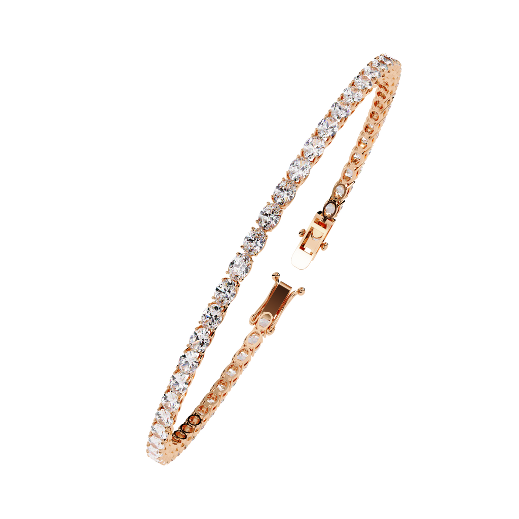 Celeste Oval Cut Lab Grown Diamond Bracelet